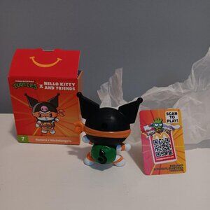 TMNT Hello Kitty Happy Meal Toy #7 - Kuromi X Michelangelo NIB